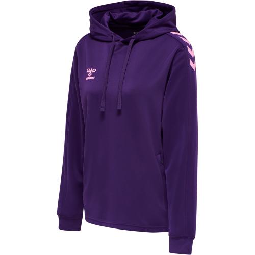 Hummel Hmlcore Xk Poly Sweat Hoodie Woman - acai (Grösse: XS)