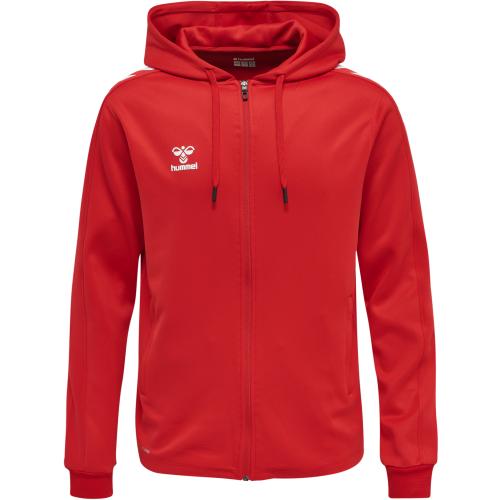Hummel Hmlcore Xk Poly Zip Hood Sweat - true red