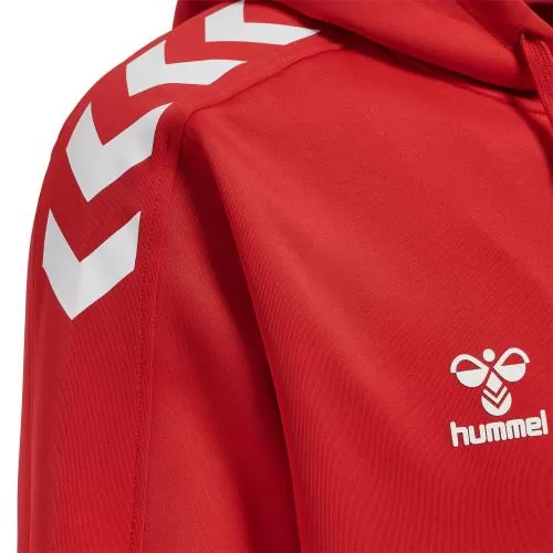 Hummel Hmlcore Xk Poly Zip Hood Sweat - true red