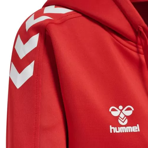 Hummel Hmlcore Xk Poly Zip Hood Sweat Woman - true red