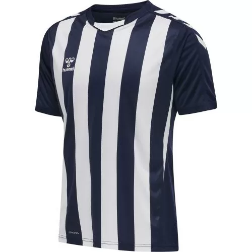 Hummel Hmlcore Xk Striped Jersey S/S - marine/white