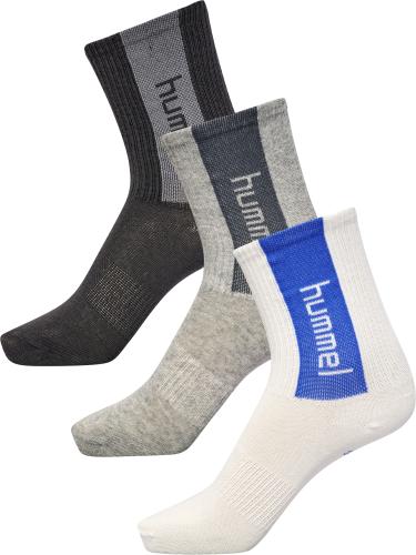 Hummel Hmldante Socks 3-Pack - grey melange (Grösse: 28-31)
