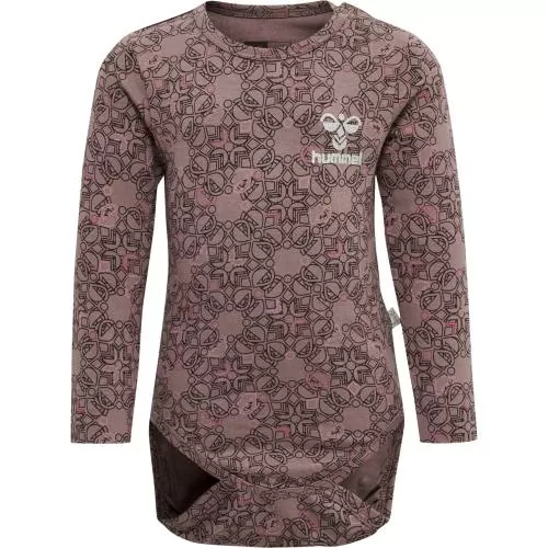 Hummel Hmlfia Body L/S - deep taupe