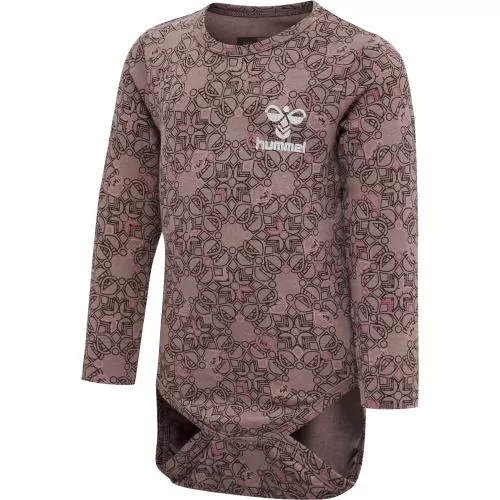 Hummel Hmlfia Body L/S - deep taupe