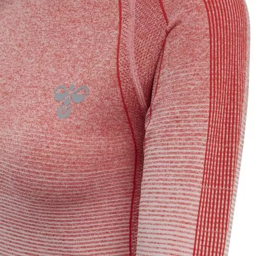 Hummel Hmlgg12 Training Seamless L/S Woman - aura orange melange