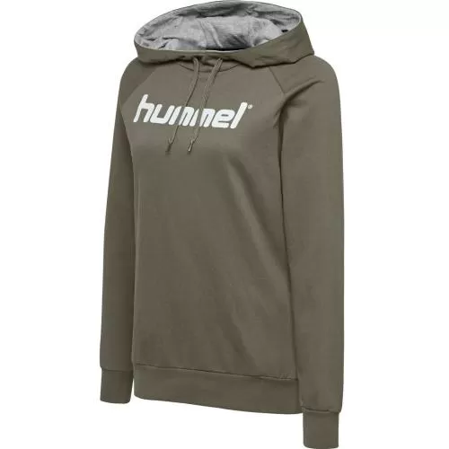 Hummel Hmlgo Cotton Logo Hoodie Woman - grape leaf