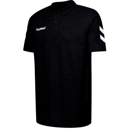 Hummel Hmlgo Cotton Polo – black (Grösse: S)