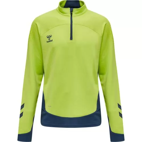 Hummel Hmllead Half Zip Kids - lime punch