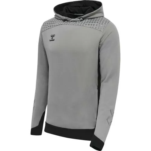 Hummel Hmllead Poly Hoodie - grey melange