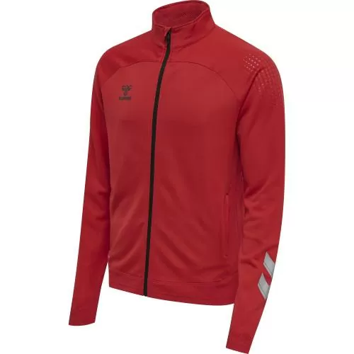 Hummel Hmllead Poly Zip Jacket - true red