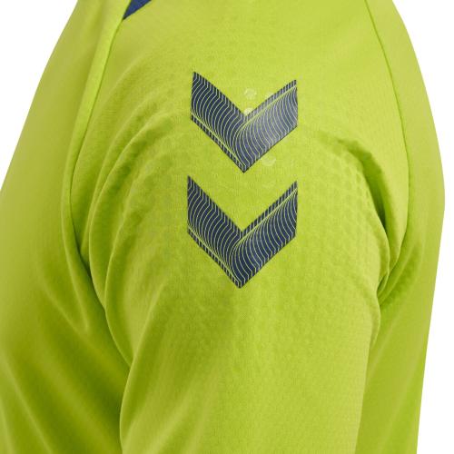 Hummel Hmllead S/S Poly Jersey - lime punch