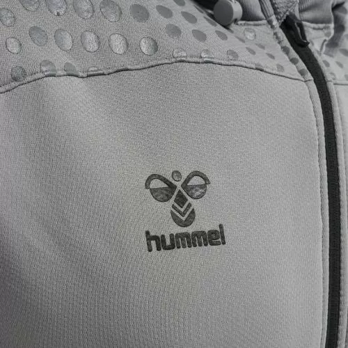 Hummel Hmllead Zip Poly Hoodie - grey melange