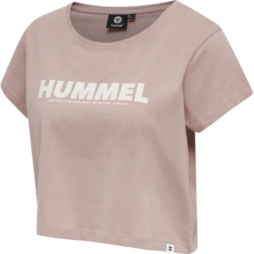 Hummel Hmllegacy Woman Cropped T-Shirt – woodrose (Grösse: L)