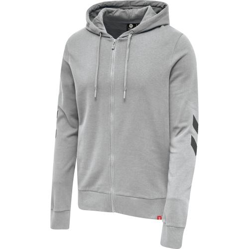 Hummel Hmllegacy Zip Hoodie - grey melange (Grösse: XS)