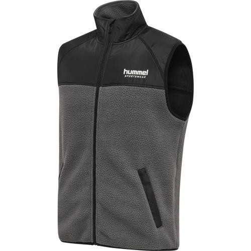 Einzelstück Hummel Hmllgc Charley Fleece Waistcoat - blackened pearl