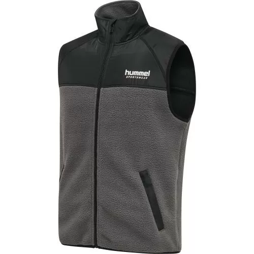 Hummel Hmllgc Charley Fleece Waistcoat - blackened pearl