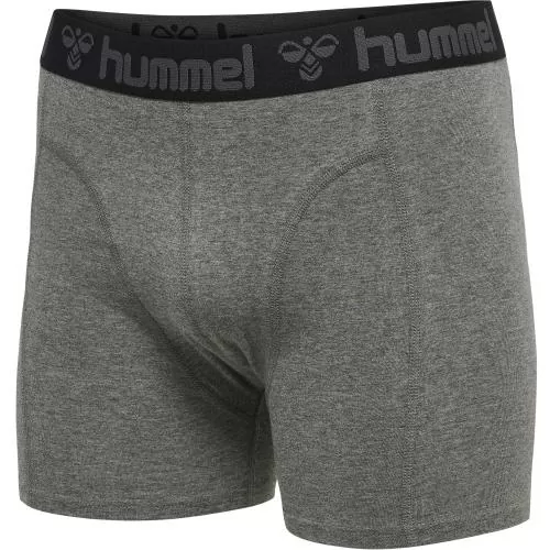 Hummel Hmlmarston 4-Pack Boxers - black/dark grey melange