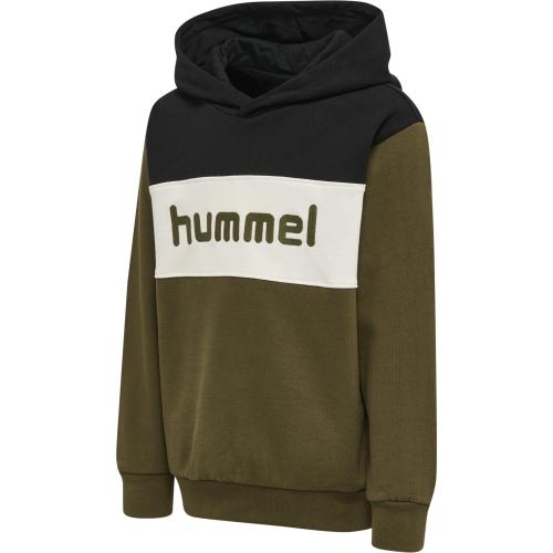 Hummel Hmlmorten Hoodie - dark olive (Grösse: 128)