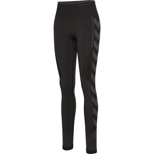 Hummel Hmlmt Energy Seamless Hw Tights - black/asphalt melange (Grösse: XS)