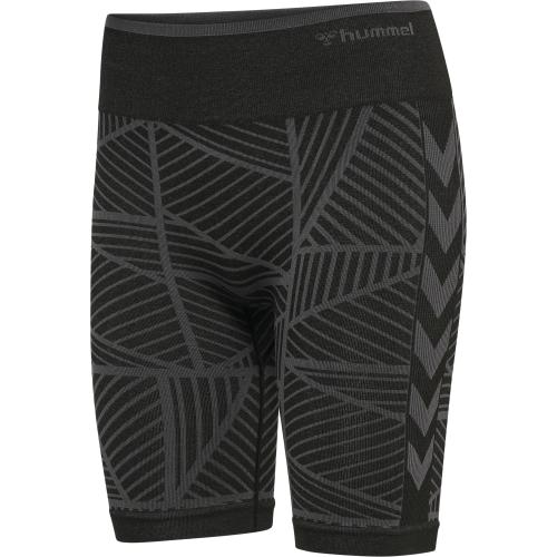 Hummel Hmlmt Energy Seamless Mw Shorts - black/asphalt melange (Grösse: XS)