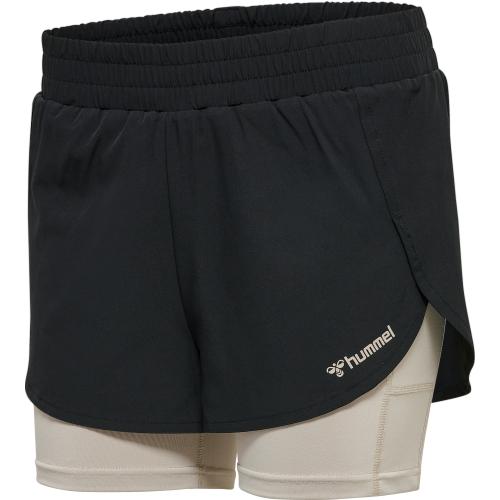 Hummel Hmlmt Track 2 In 1 Shorts - black (Grösse: XS)