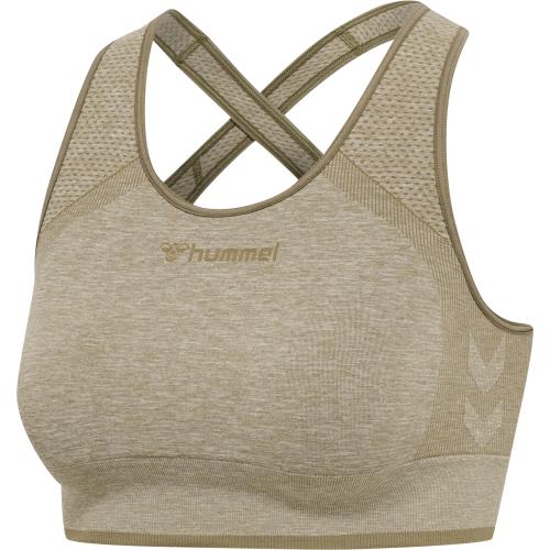 Hummel Hmlmt Una Seamless Sports Top – vetiver melange (Grösse: XS)