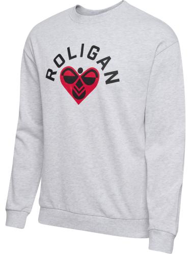 Hummel Hmlroligan Sweatshirt - light grey melange (Grösse: XL)