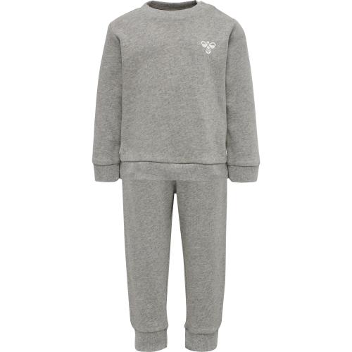 Hummel Hmlsanto Crew Suit - grey melange (Grösse: 56)