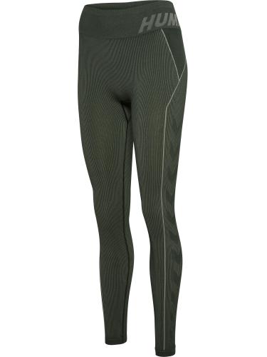Hummel Hmlte Christel Seamless Mw Tights - climbing ivy/seagrass melange (Grösse: XS)
