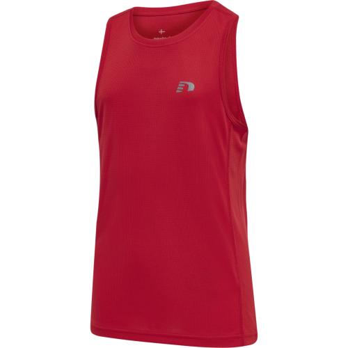 Newline Kids Core Running Singlet - tango red (Grösse: 164)