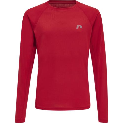 Hummel Kids Core Running T-Shirt L/S - tango red