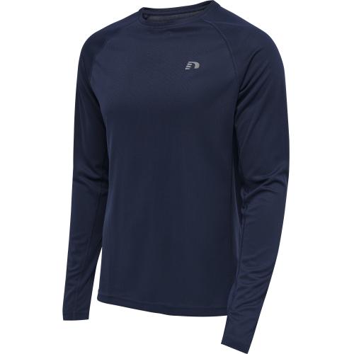 Newline Men Core Running T-Shirt L/S - black iris (Grösse: S)