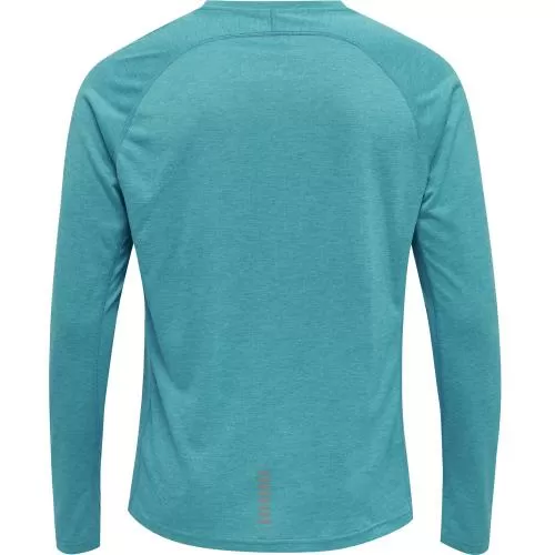 Hummel Men Running L/S - capri breeze melange