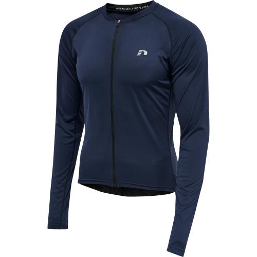 Einzelstück Newline Mens Core Bike L/S Jersey - black iris (Grösse: XL)