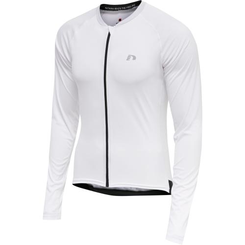 Einzelstück Newline Mens Core Bike L/S Jersey - white (Grösse: XL)