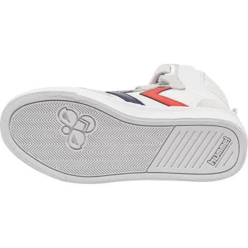 Hummel Slimmer Stadil Leather High Jr - white