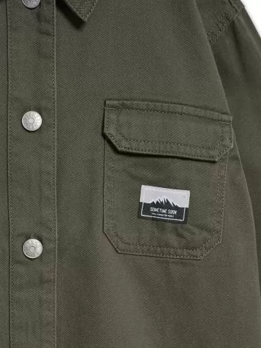 Hummel Stsark Overshirt - dusty olive