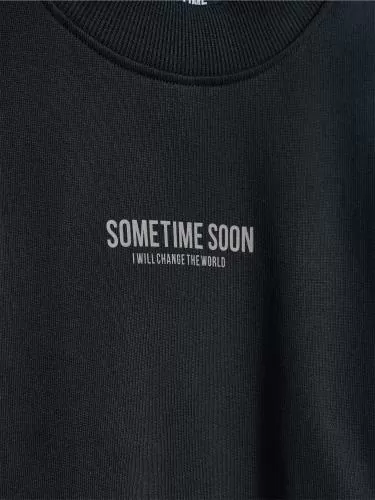 Hummel Stslaker Sweatshirt S/S - black