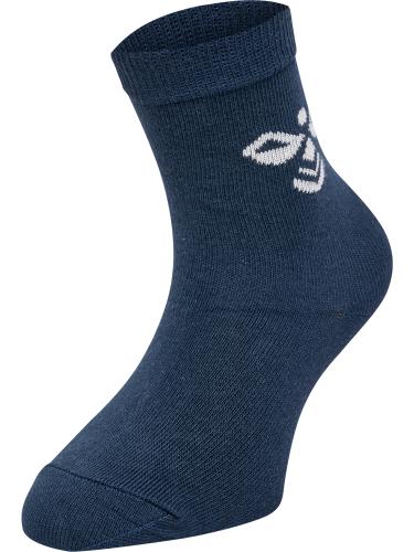 Hummel Sutton 3-Pack Sock - black/grey melange/blue nights
