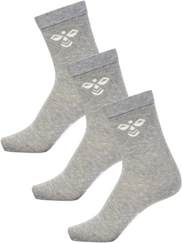 Hummel Sutton 3-Pack Sock - grey melange (Grösse: 37-40)