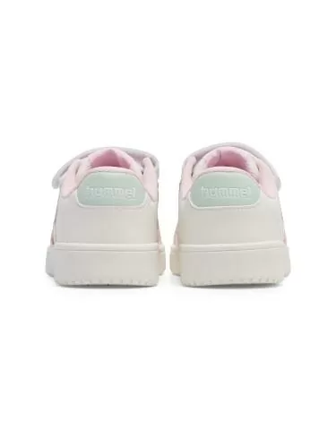 Hummel Derby Court Jr - white/pink