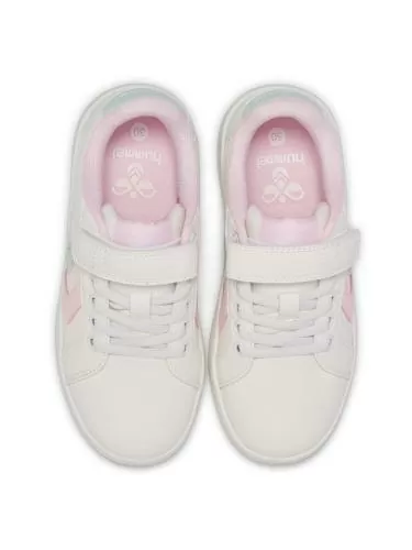 Hummel Derby Court Jr - white/pink