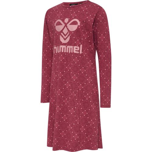 Hummel Hmlcarolina Night Dress L/S - earth red (Grösse: 122)