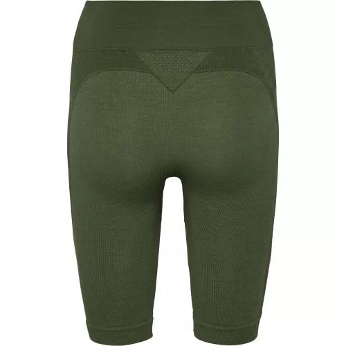 Hummel Hmlclea Seamless Cycling Shorts - climbing ivy/beetle melange