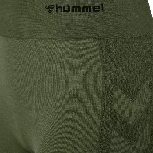 Hummel Hmlclea Seamless Cycling Shorts - climbing ivy/beetle melange