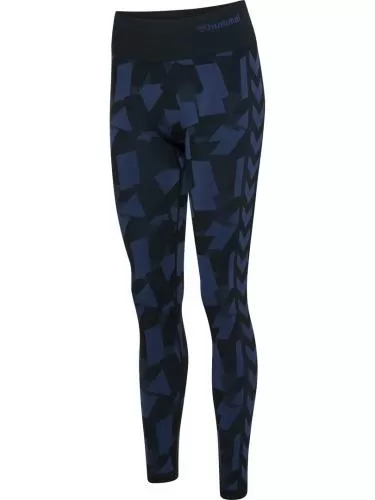Hummel Hmlcombine Seamless Mid W Tights - blue indigo melange