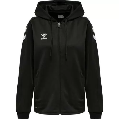 Hummel Hmlcore Xk Poly Zip Hood Sweat Woma - black/black