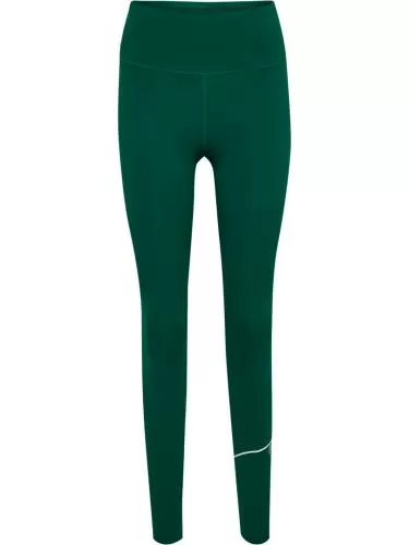 Hummel Hmlcourt Mid Waist Pocket Tights W - rain forest