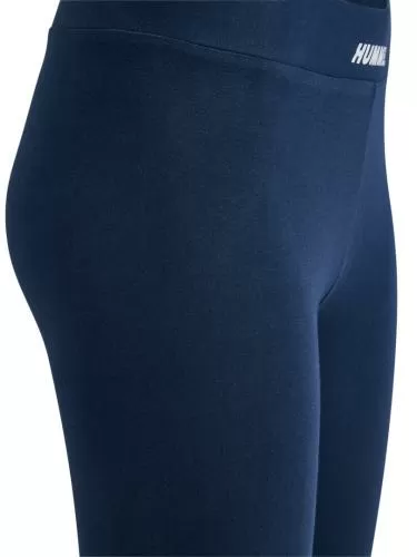 Hummel Hmlelemental Cotton Hw Tights - dress blues