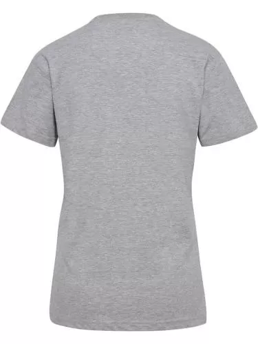 Hummel Hmlelemental Logo Cotton Tee Woman - grey melange